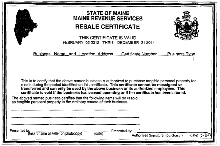 Maryland Electrical License: Resale License Ga